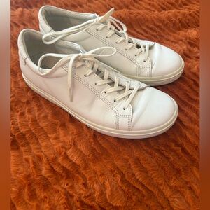 ecco white leather sneakers